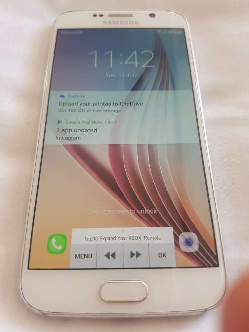 **SAMSUNG S6 IN VERY GOOD CONDITION 32GIG, 7.0 ANDROID, 16 MEGAPIXEL CAMERA**